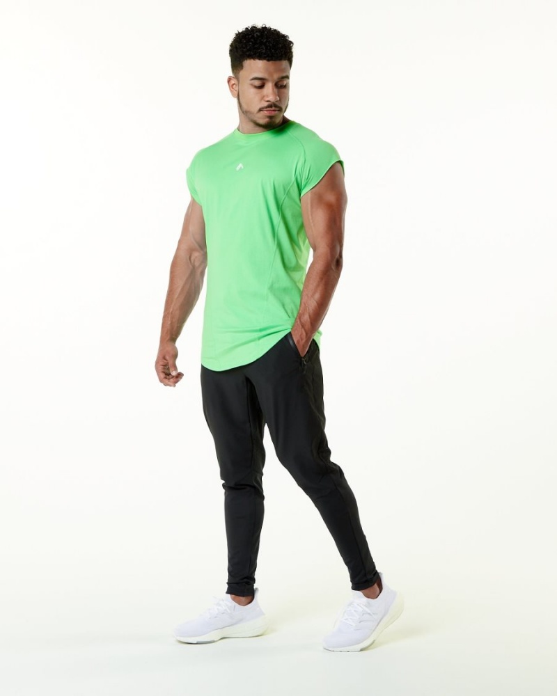 Stringers Alphalete Velocity Sans Manches Tee Vert Homme | NYF-85501805