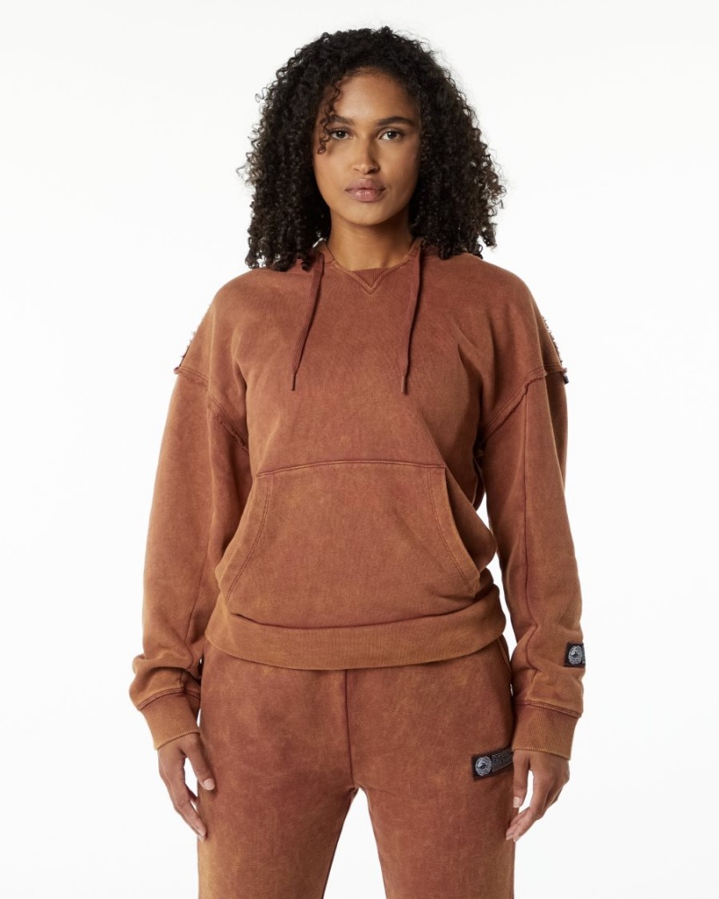 Sweat a Capuche Alphalete Very Terry Hoodie Bloodstone Femme | IVX-26633490