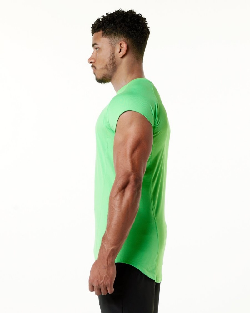 Stringers Alphalete Velocity Sans Manches Tee Vert Homme | NYF-85501805