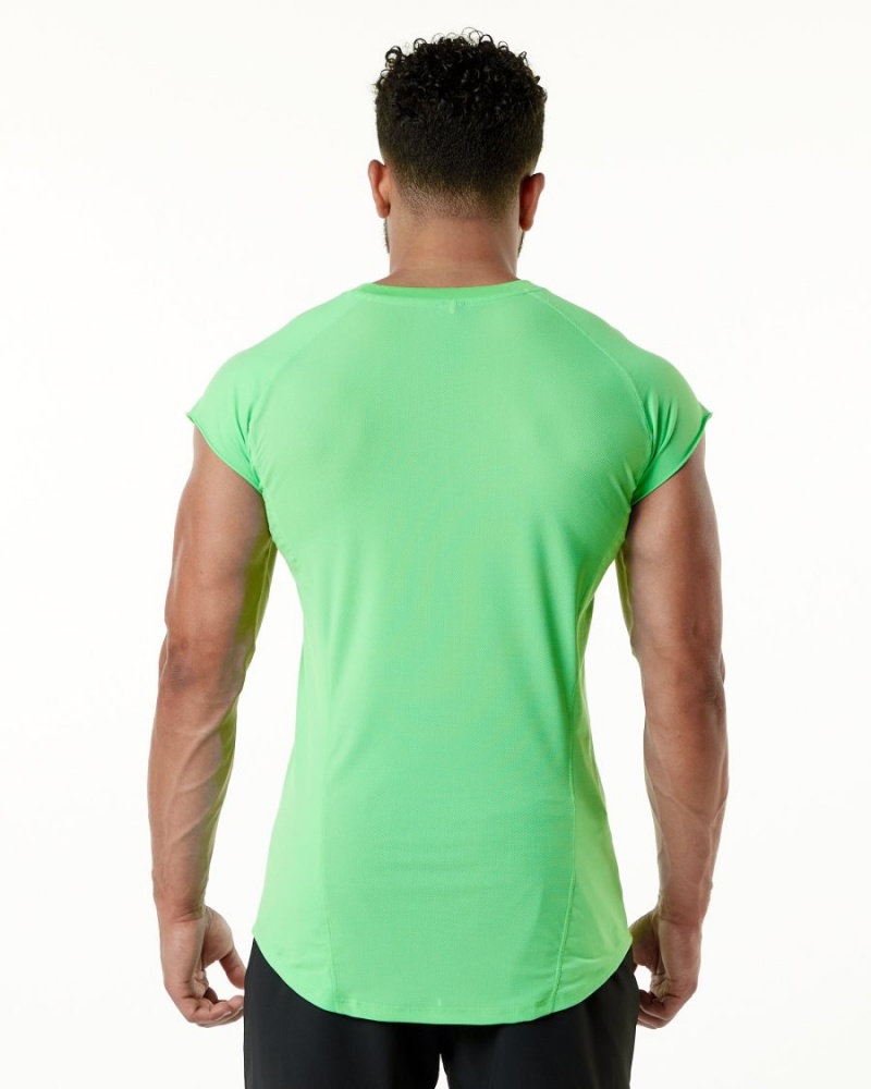 Stringers Alphalete Velocity Sans Manches Tee Vert Homme | NYF-85501805