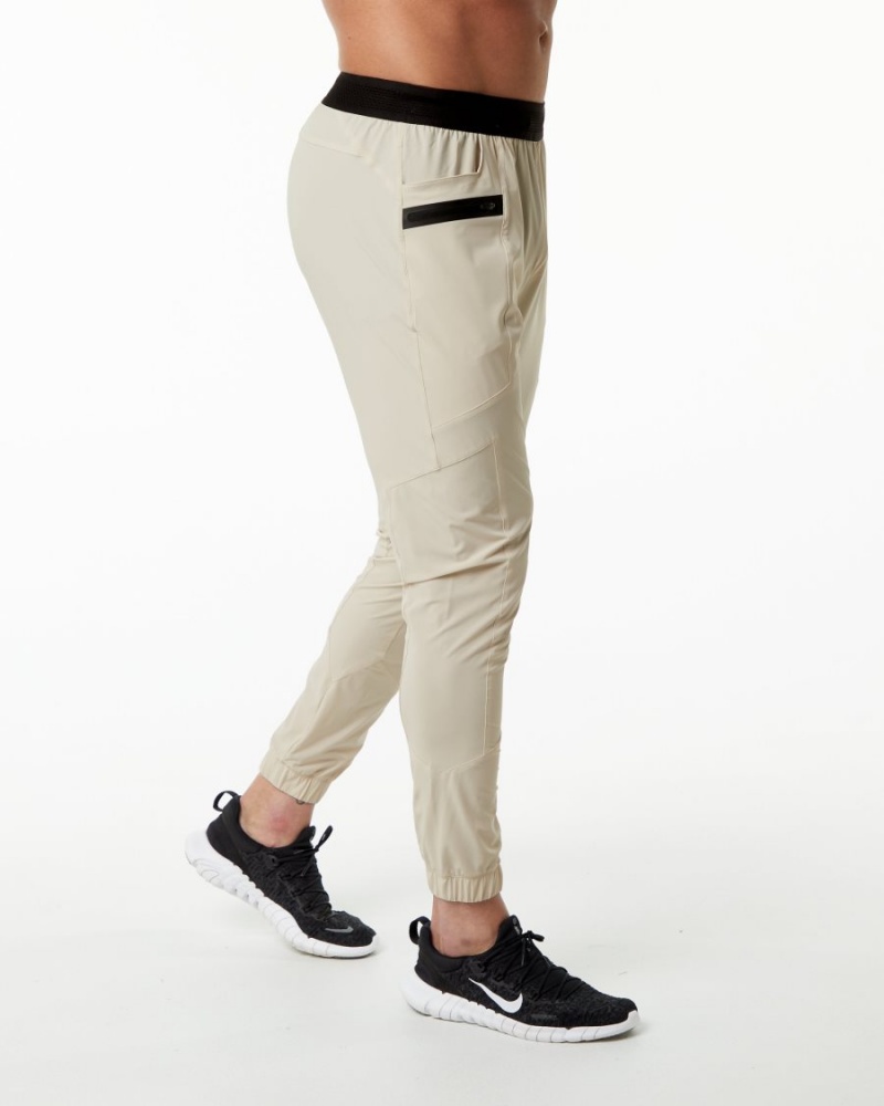 Pantalon Jogging Alphalete Studio Pant Vanilla Homme | MSQ-60329947