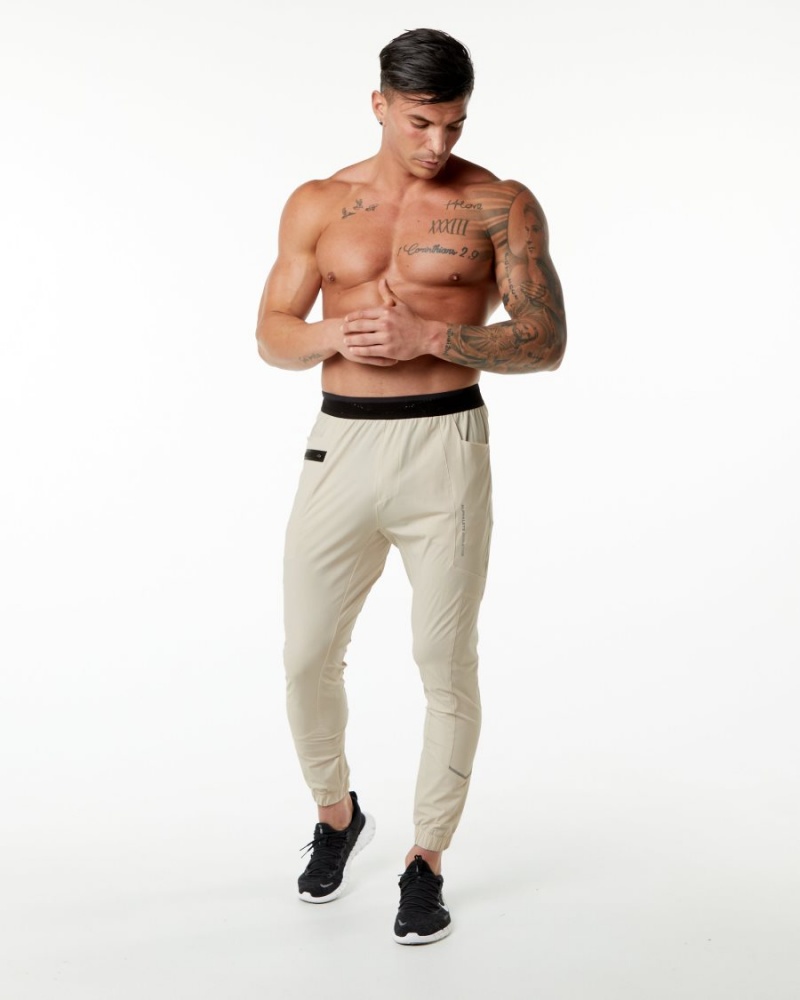 Pantalon Jogging Alphalete Studio Pant Vanilla Homme | MSQ-60329947