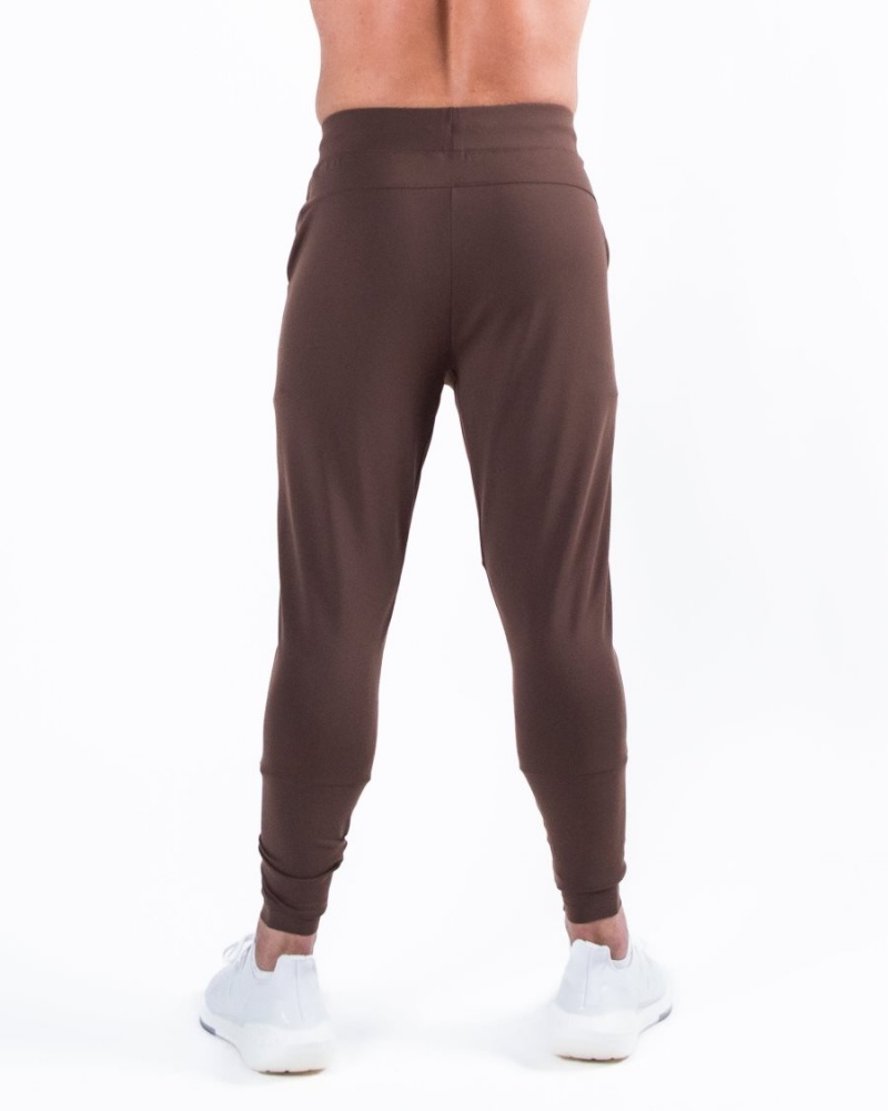 Pantalon Jogging Alphalete Trace Jogger Cafe Homme | MFJ-07457028