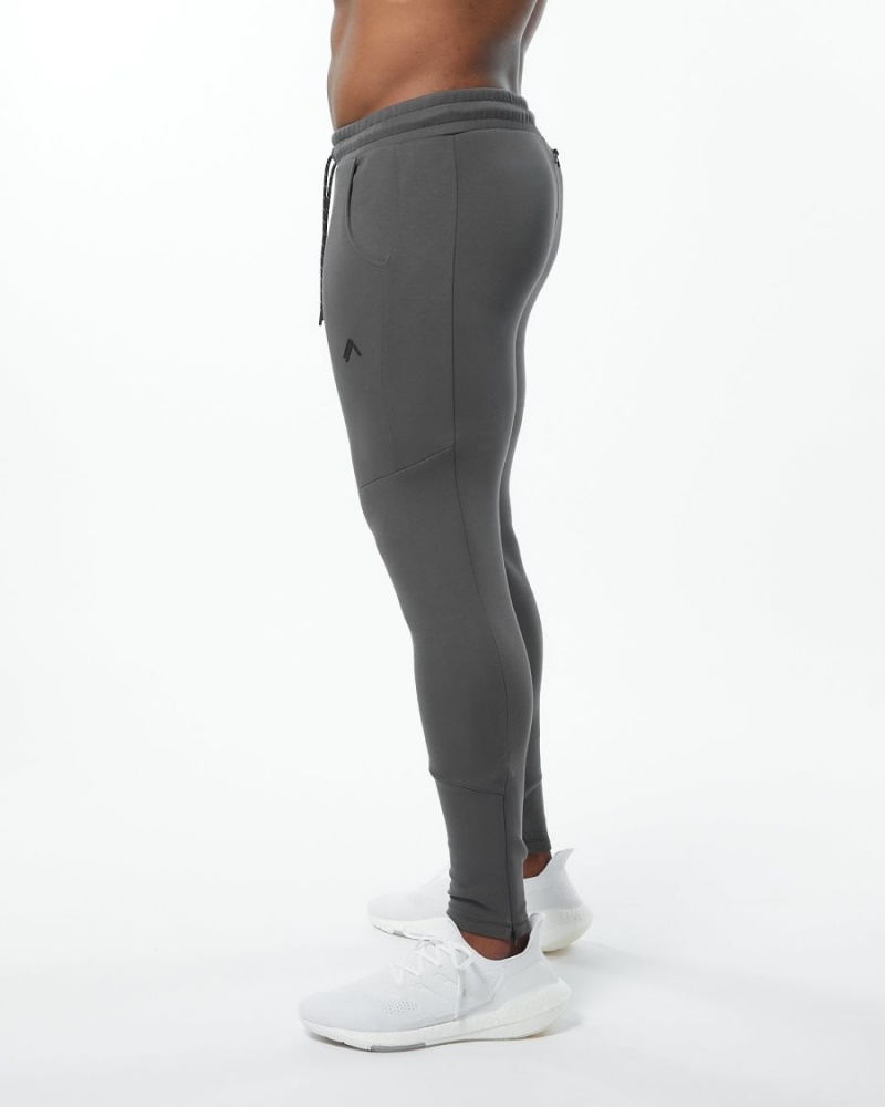 Pantalon Jogging Alphalete ELMTS Zip Jogger Charcoal Homme | YJL-85819555