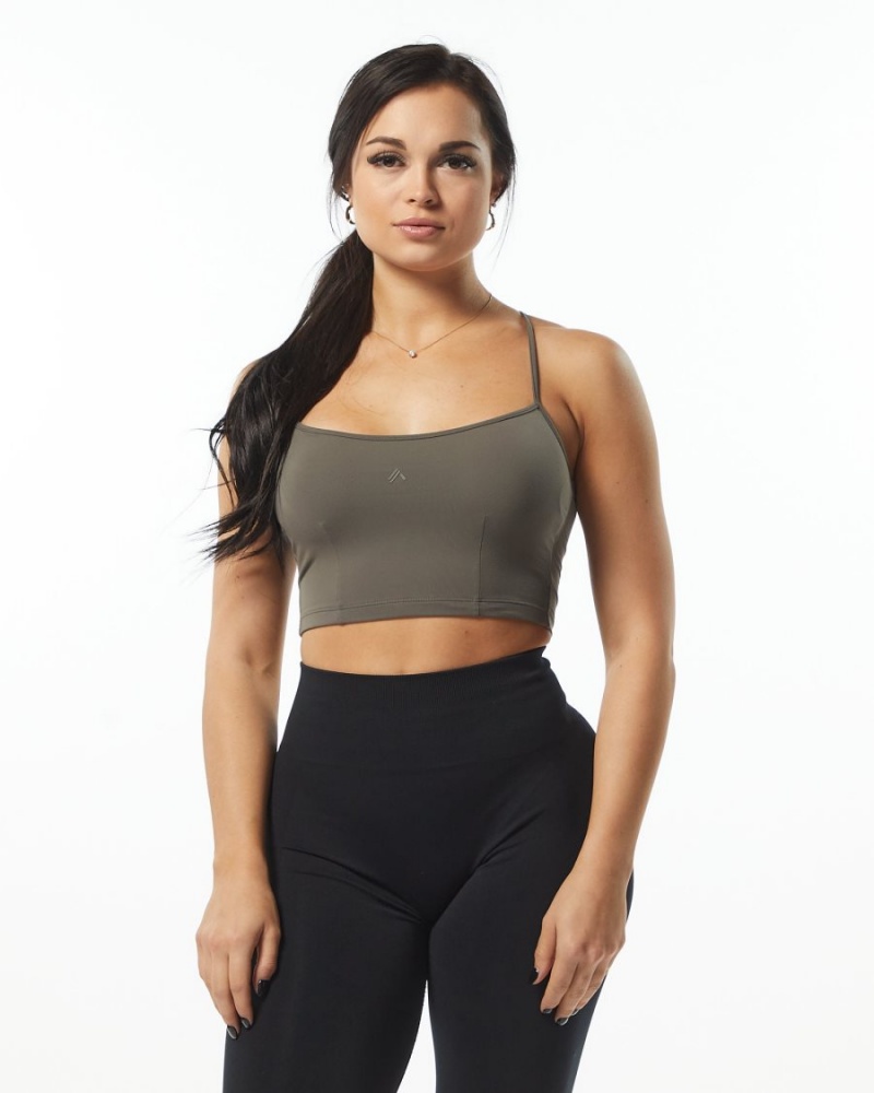 Debardeur Alphalete Ultrasoft Camisole Tank Grise Femme | NHB-44779481