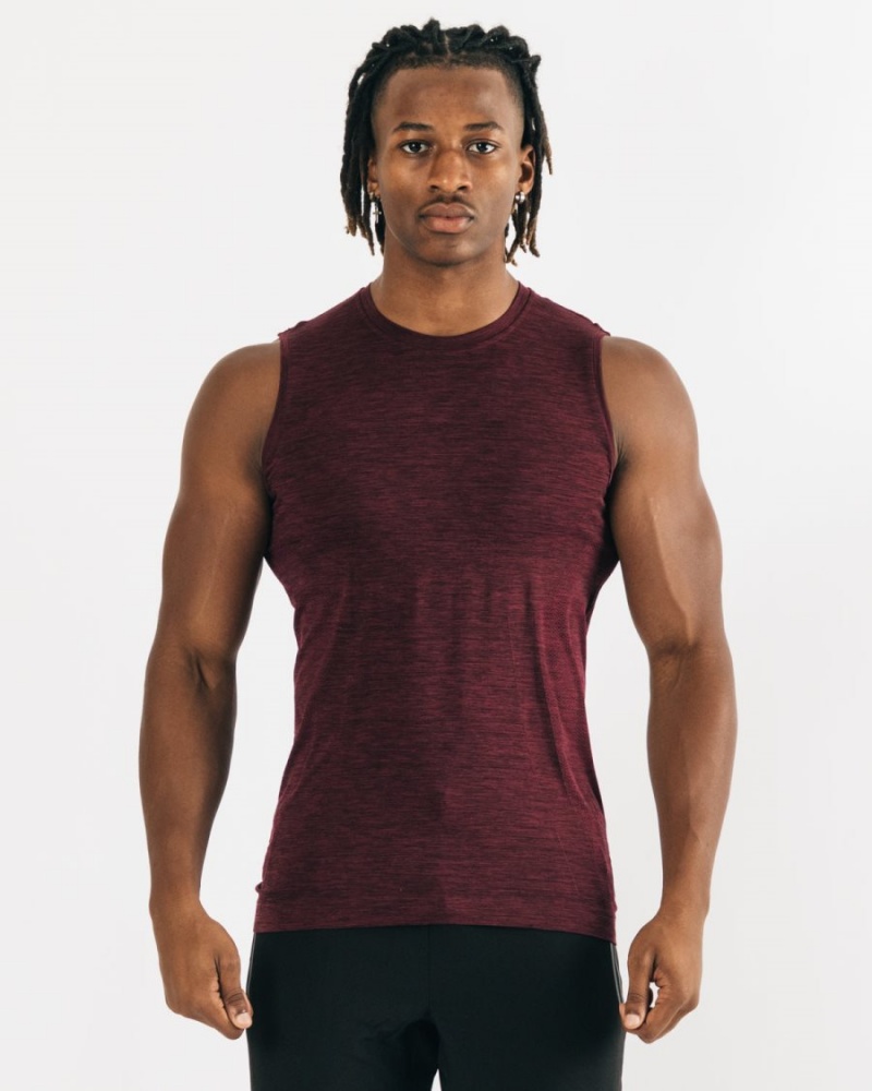 Debardeur Alphalete Hero Tank Noir Homme | GAQ-96231876