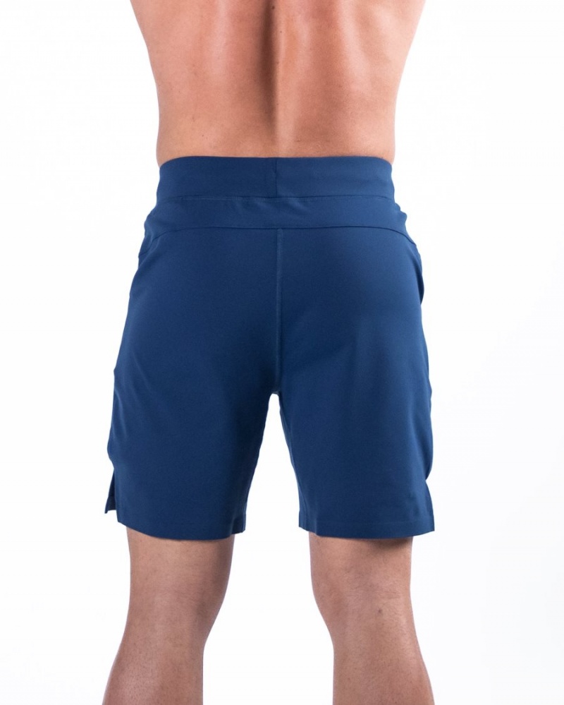 Short Alphalete Trace Corta 8" Bleu Homme | RLU-85846774