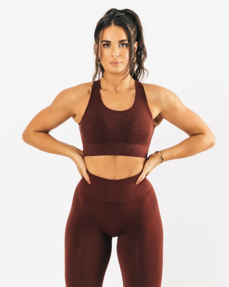 Soutien Gorge Sport Alphalete Vault Bra Cuivre Femme | ZMY-29720451