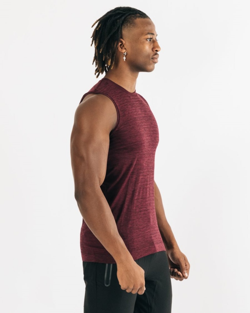 Debardeur Alphalete Hero Tank Noir Homme | GAQ-96231876