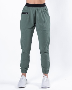 Pantalon Jogging Alphalete Studio Pant Vert Femme | ZIT-63091407