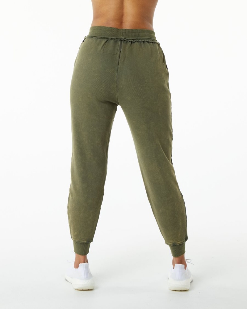 Pantalon Jogging Alphalete Very Terry Jogger Vert Femme | ASI-22897352