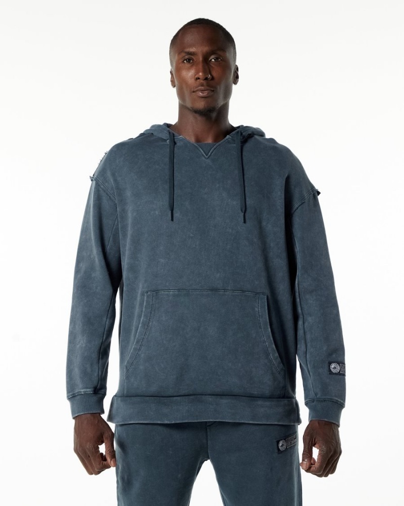 Sweat a Capuche Alphalete Very Terry Hoodie Bleu Homme | AXD-22664606