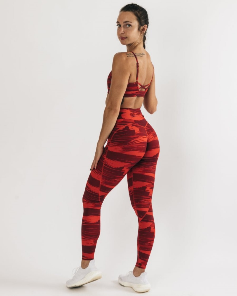 Leggings Alphalete Surface Power Legging Camouflage Femme | JVH-39705221