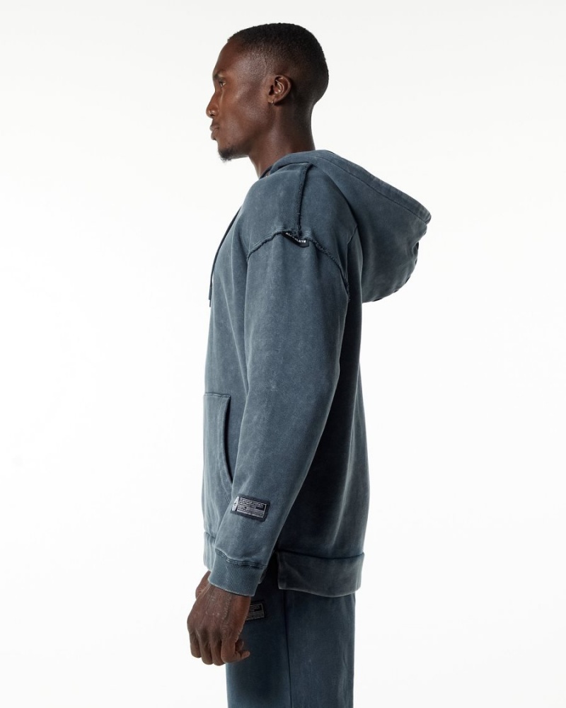 Sweat a Capuche Alphalete Very Terry Hoodie Bleu Homme | AXD-22664606