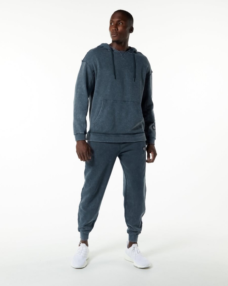 Sweat a Capuche Alphalete Very Terry Hoodie Bleu Homme | AXD-22664606