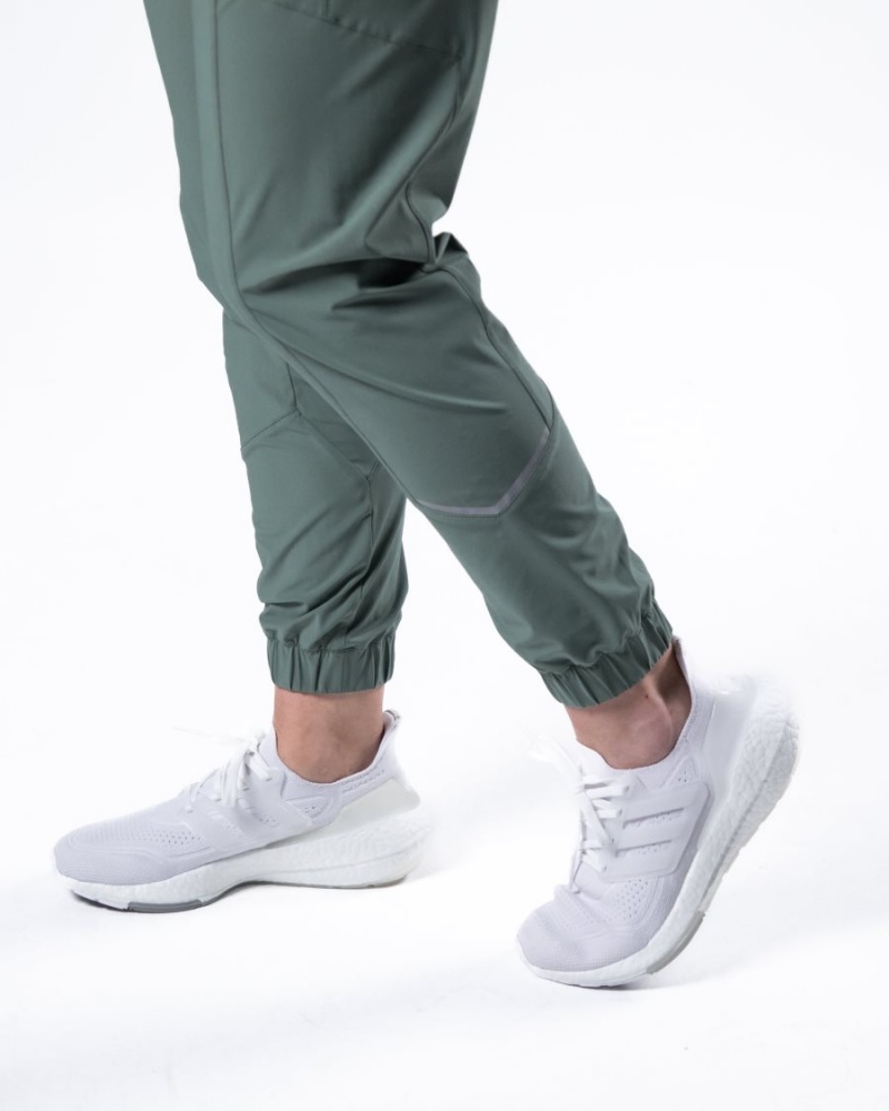 Pantalon Jogging Alphalete Studio Pant Vert Femme | ZIT-63091407