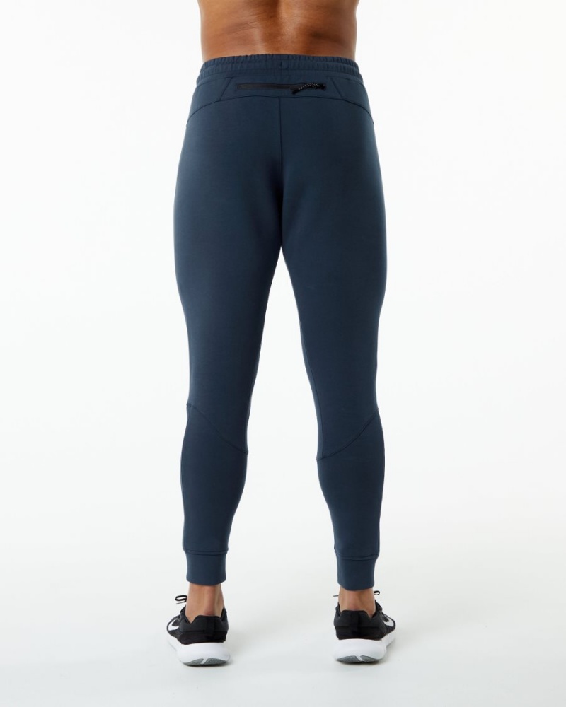 Pantalon Jogging Alphalete ELMTS Cuffed Jogger Bleu Marine Homme | KIS-42794510