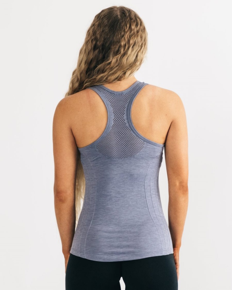 Debardeur Alphalete Seamless Tank Bleu Femme | NCU-16405860