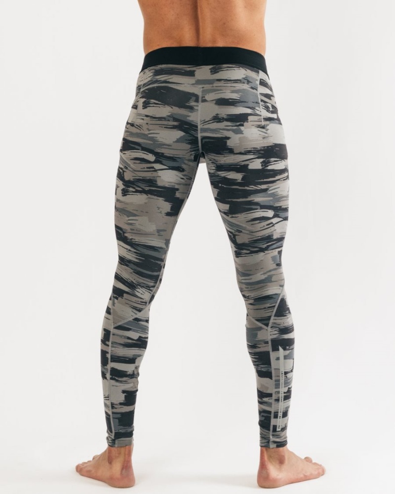 Sous Vêtement Alphalete Core Course Tight Noir Camouflage Homme | ZRI-03905412