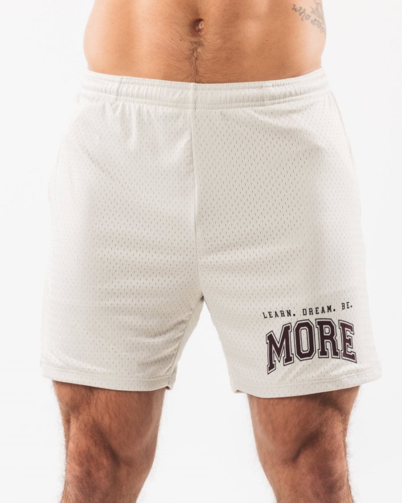 Short Alphalete LDB More Mesh Corta 6" Sea Shell Homme | LOK-04344105