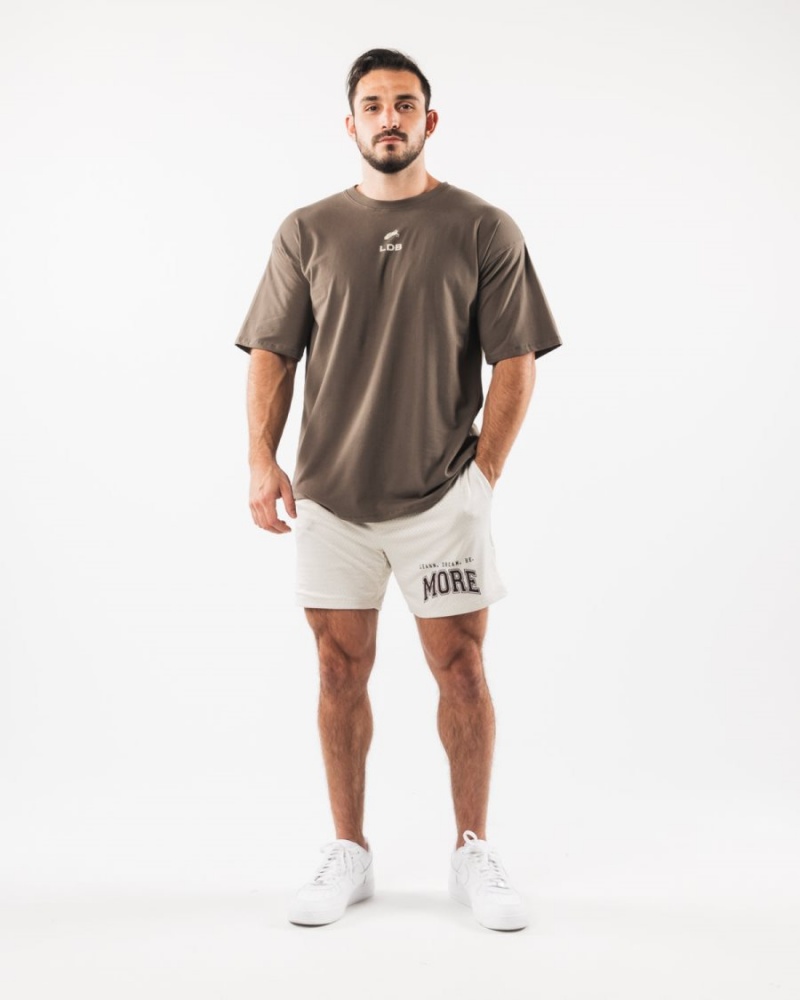 Short Alphalete LDB More Mesh Corta 6" Sea Shell Homme | LOK-04344105