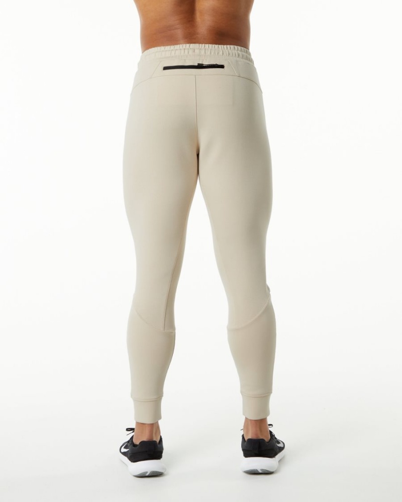 Pantalon Jogging Alphalete ELMTS Cuffed Jogger Vanilla Homme | NYW-77908842