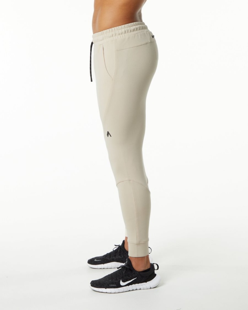 Pantalon Jogging Alphalete ELMTS Cuffed Jogger Vanilla Homme | NYW-77908842