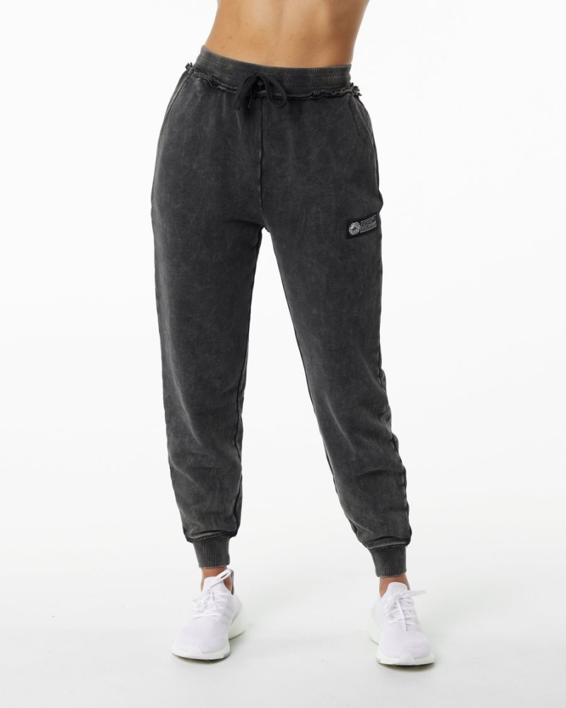 Pantalon Jogging Alphalete Very Terry Jogger Onyx Femme | RGB-45401184