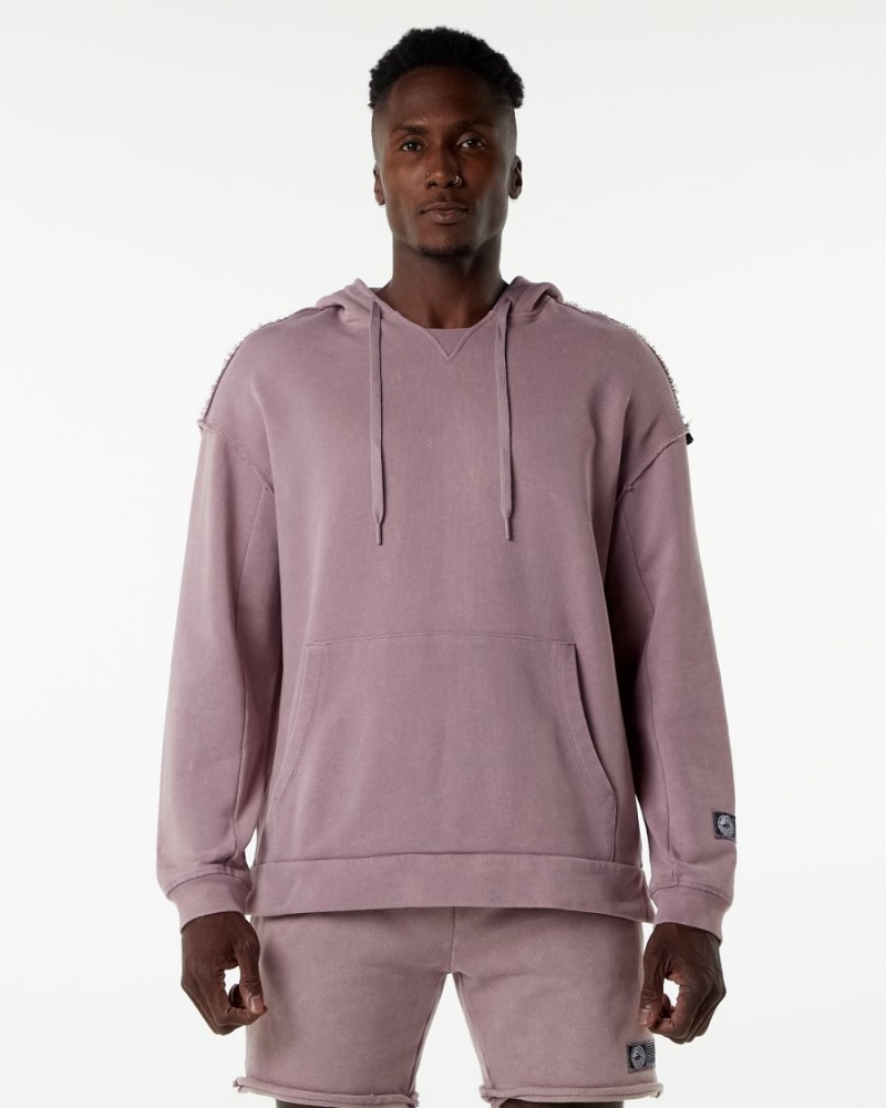 Sweat a Capuche Alphalete Very Terry Hoodie Rose Homme | FBP-48326408