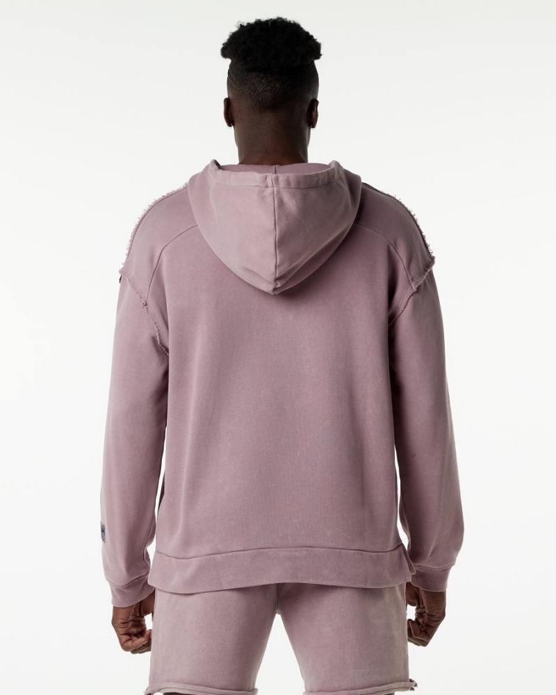 Sweat a Capuche Alphalete Very Terry Hoodie Rose Homme | FBP-48326408