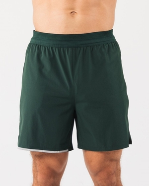 Short Alphalete Studio Corta 6" Evergreen Homme | ZTY-34663849