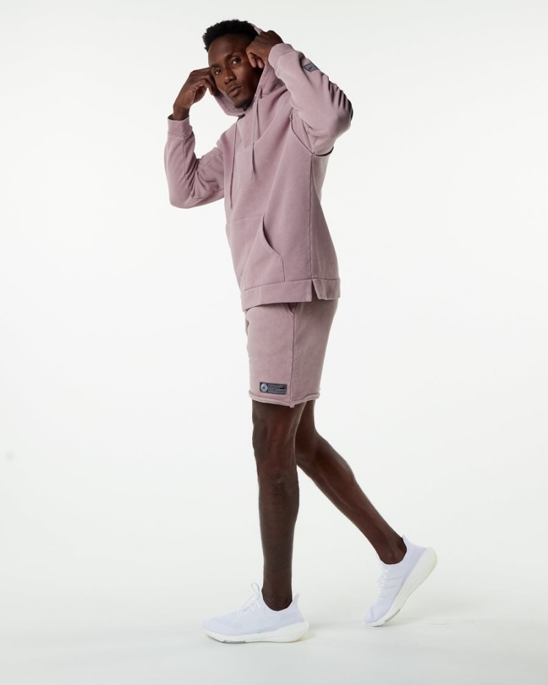 Sweat a Capuche Alphalete Very Terry Hoodie Rose Homme | FBP-48326408