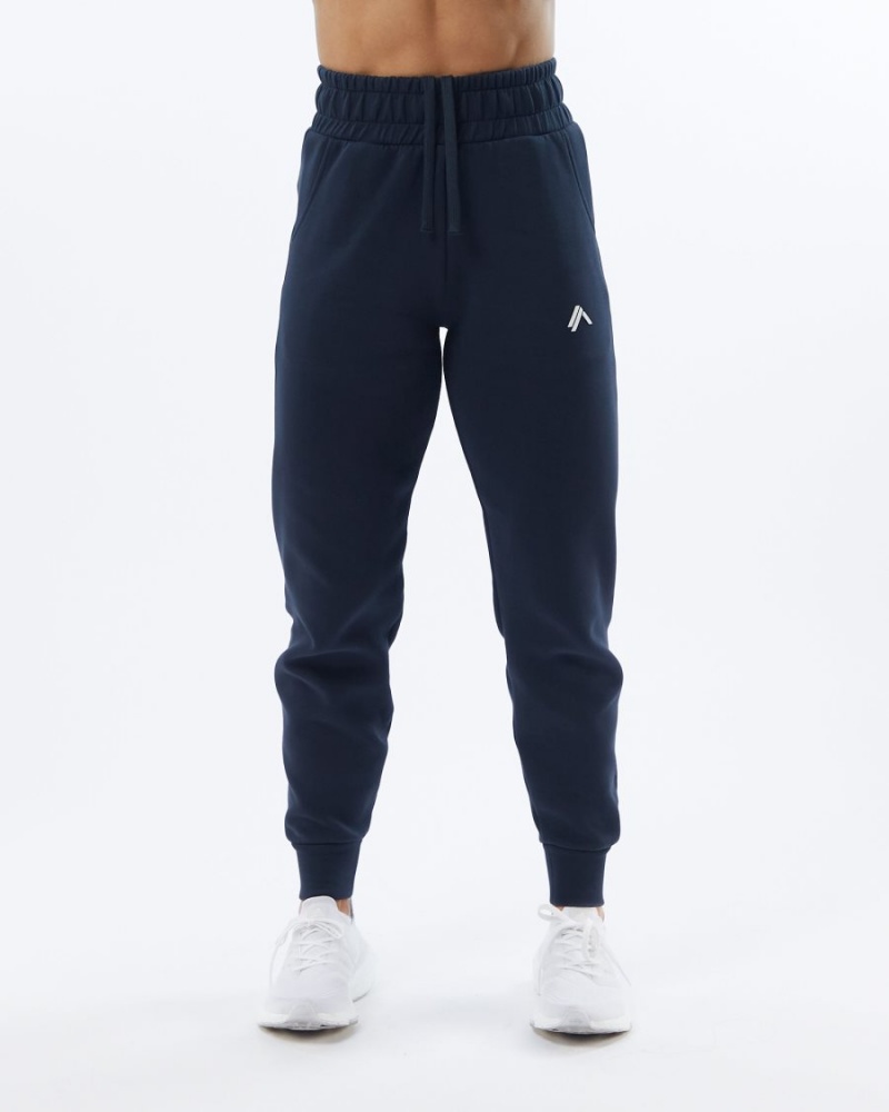 Pantalon Jogging Alphalete ELMTS Cuffed Jogger Bleu Marine Femme | ROV-70516883