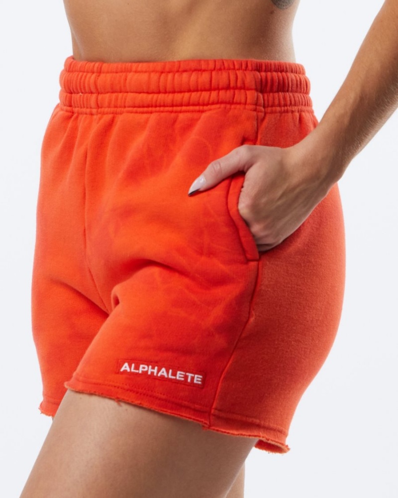 Short Alphalete HCTS Corta 3.5" Strawberry Femme | XTW-59347412