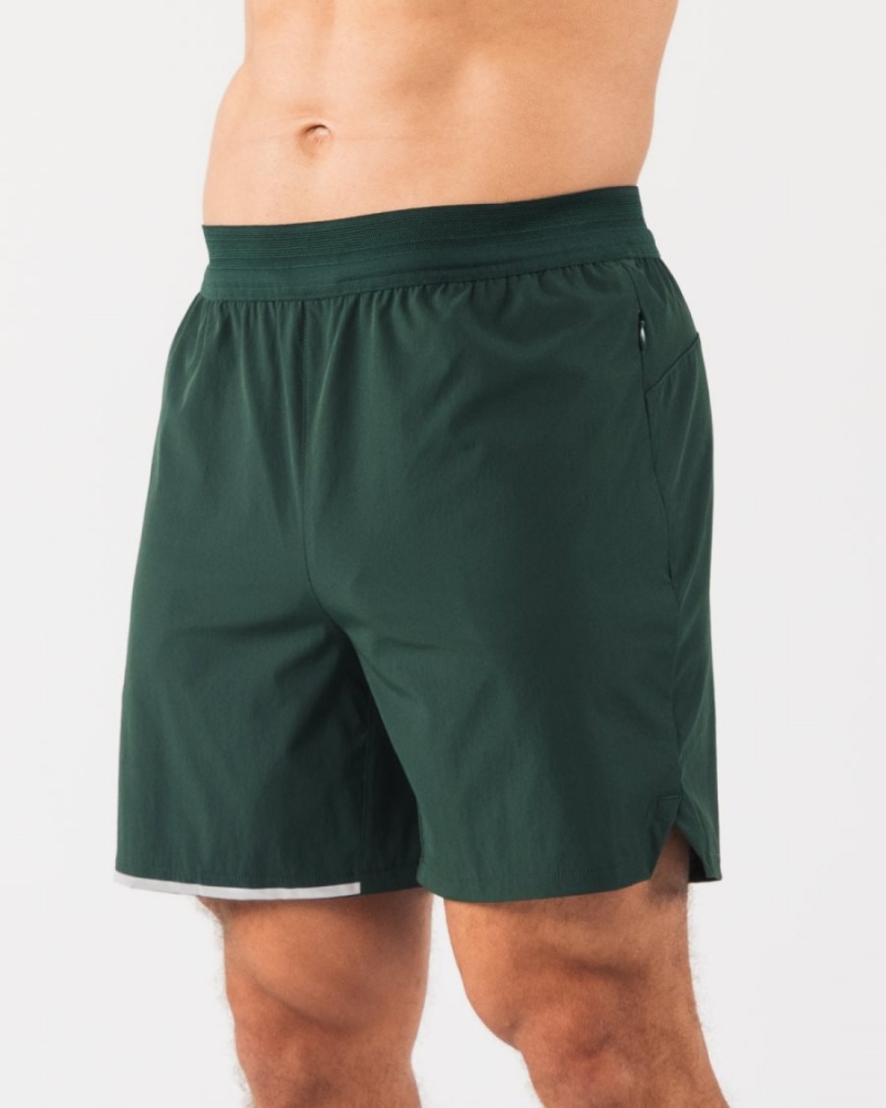 Short Alphalete Studio Corta 6" Evergreen Homme | ZTY-34663849