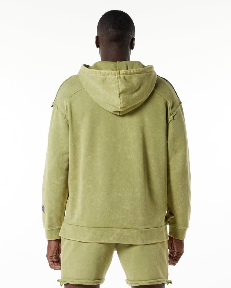 Sweat a Capuche Alphalete Very Terry Hoodie Vert Homme | FAG-35621696