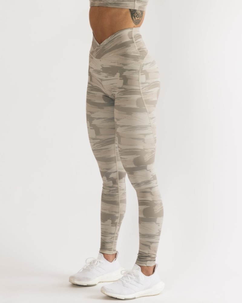 Leggings Alphalete Surface Power Legging Camouflage Femme | YZZ-96306403