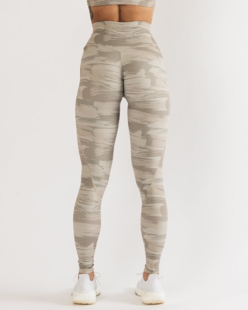 Leggings Alphalete Surface Power Legging Camouflage Femme | YZZ-96306403