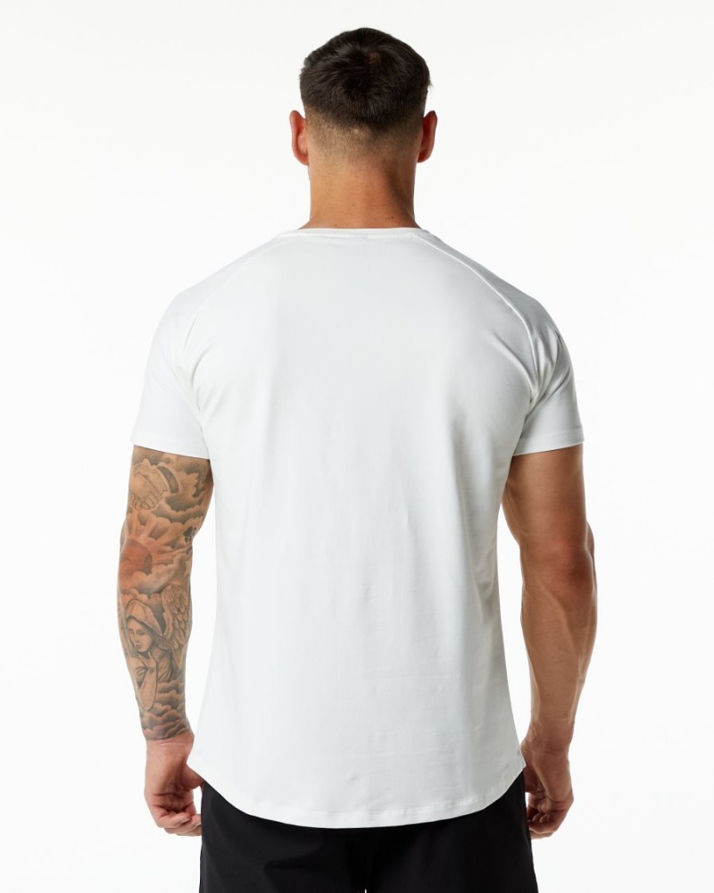 Chemises Alphalete Dynasty Tee Blanche Homme | HZH-04286302