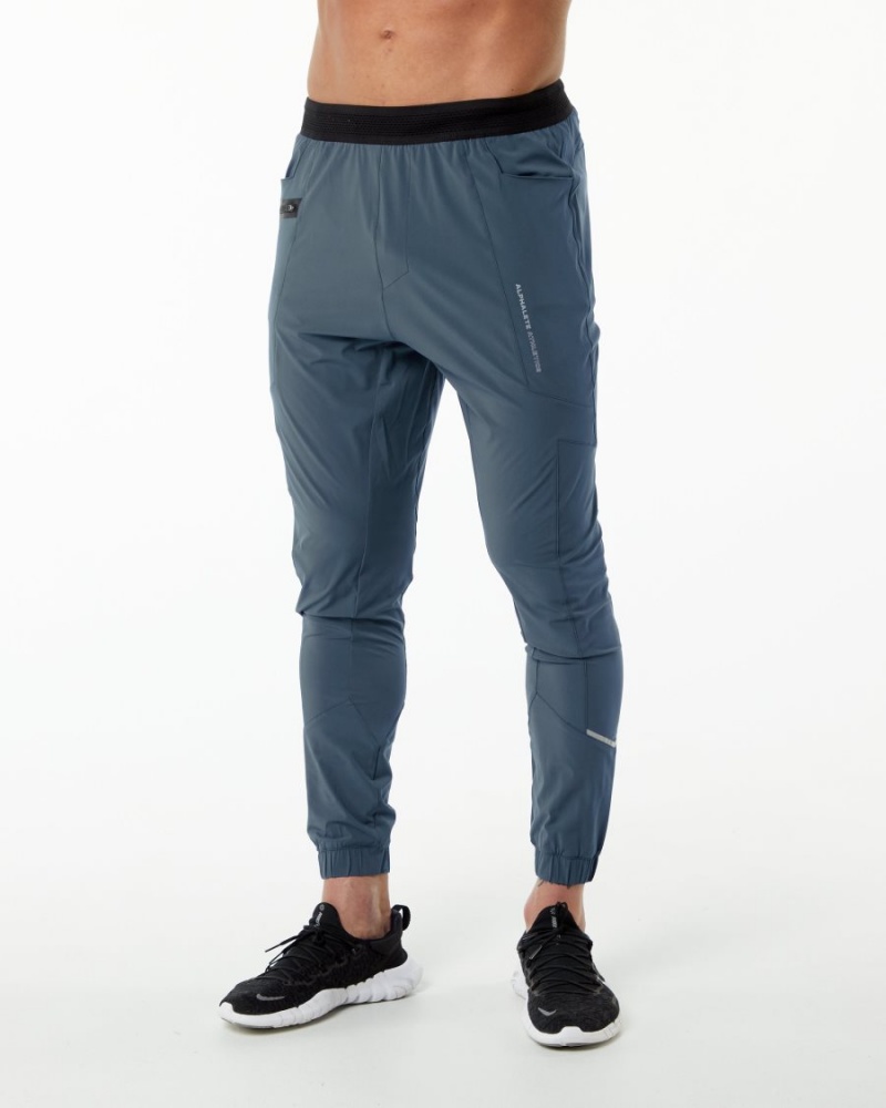 Pantalon Jogging Alphalete Studio Pant Bleu Homme | UGQ-95978900