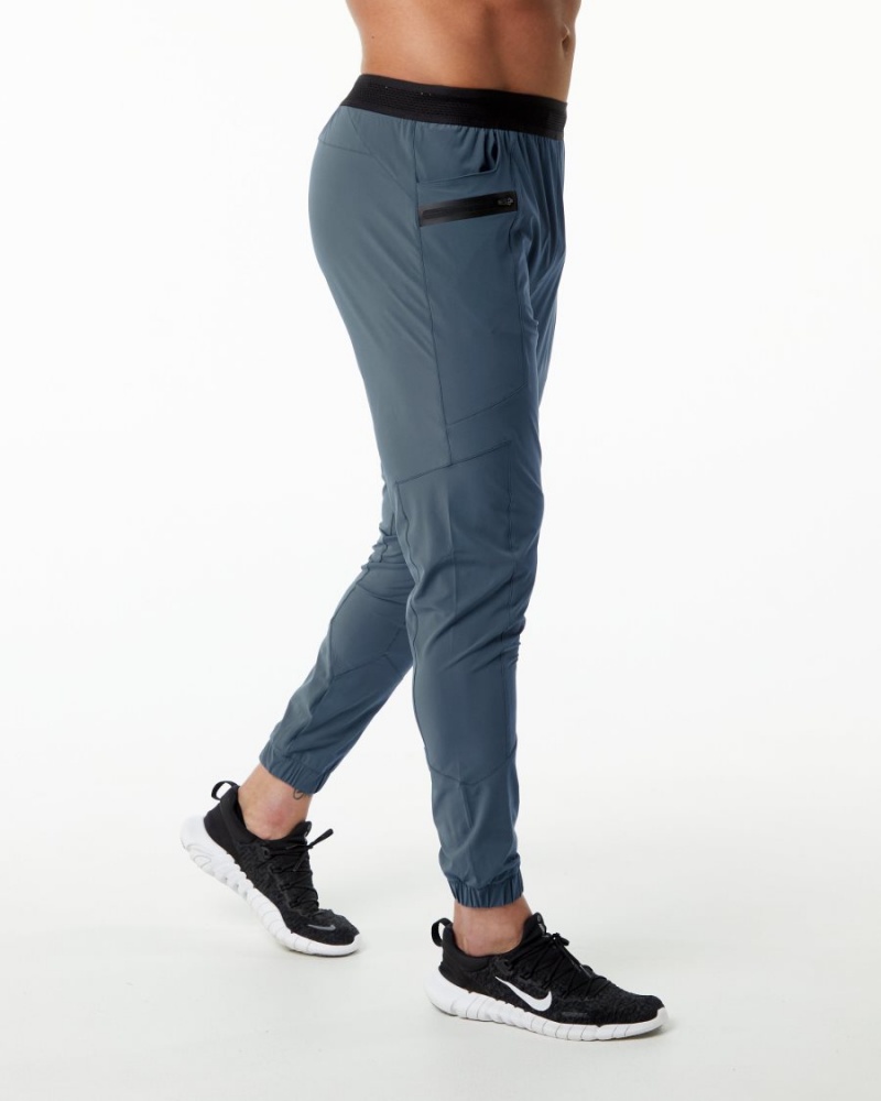 Pantalon Jogging Alphalete Studio Pant Bleu Homme | UGQ-95978900