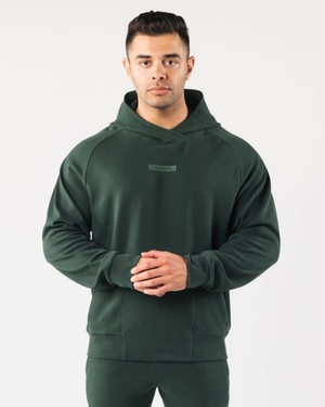 Sweat a Capuche Alphalete Identity Pro Hoodie Evergreen Homme | DOQ-64099290