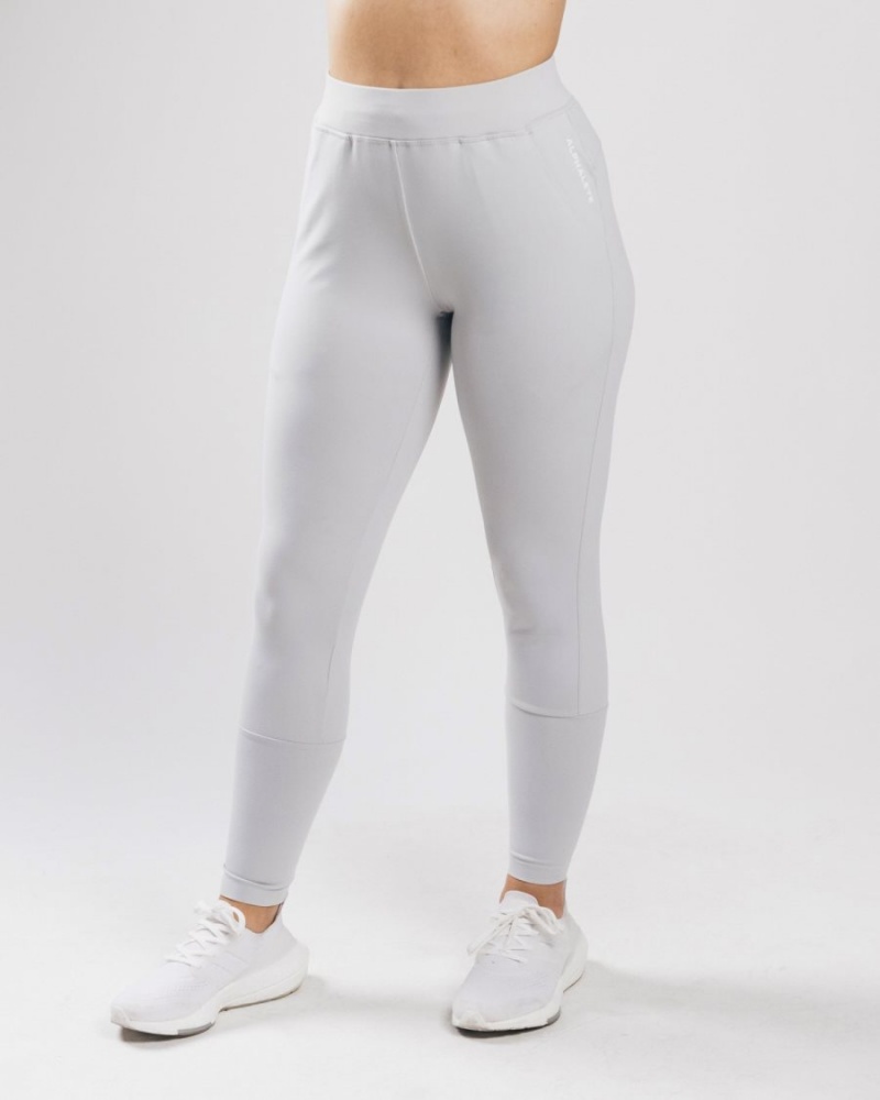 Pantalon Jogging Alphalete Trace Jogger Argent Femme | ZJH-02888014