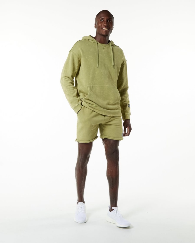 Sweat a Capuche Alphalete Very Terry Hoodie Vert Homme | FAG-35621696