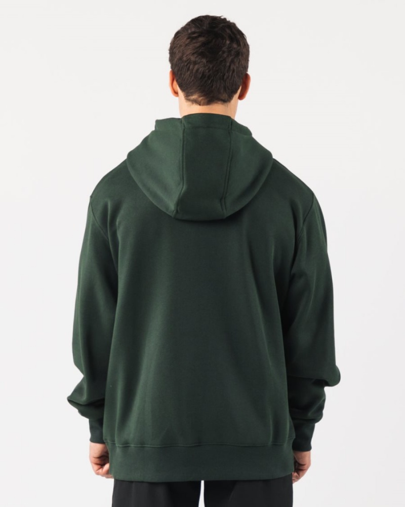 Sweat a Capuche Alphalete Core Hoodie Evergreen Homme | MOL-99350470