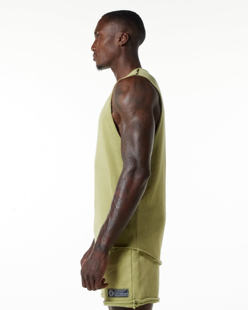 Stringers Alphalete Very Terry Cutoff Vert Homme | VQH-07723687