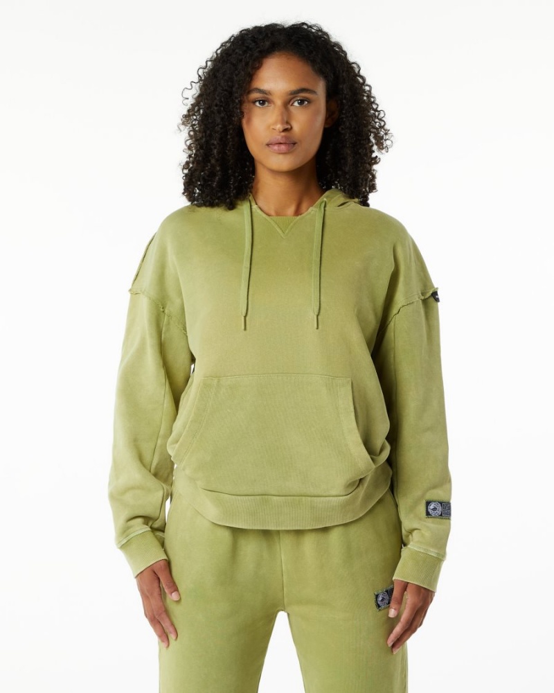 Sweat a Capuche Alphalete Very Terry Hoodie Vert Femme | KLU-26917049