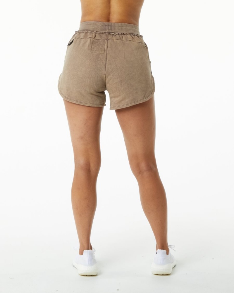 Short Alphalete Very Terry Corta Smokey Quartz Femme | BWK-37760761