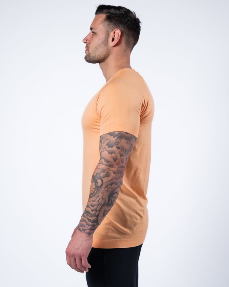 Chemises Alphalete Hero Tee Corail Homme | SUM-01862371