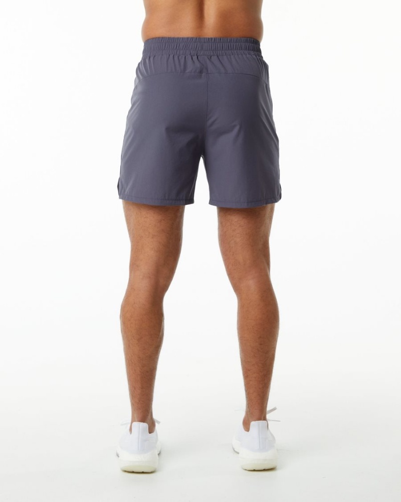 Short Alphalete Core Stride Corta 5” Violette Homme | LNO-12702800